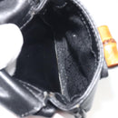 GUCCI Bamboo Backpack Leather Black Gold 003 2058 0016 Auth ep15518-26