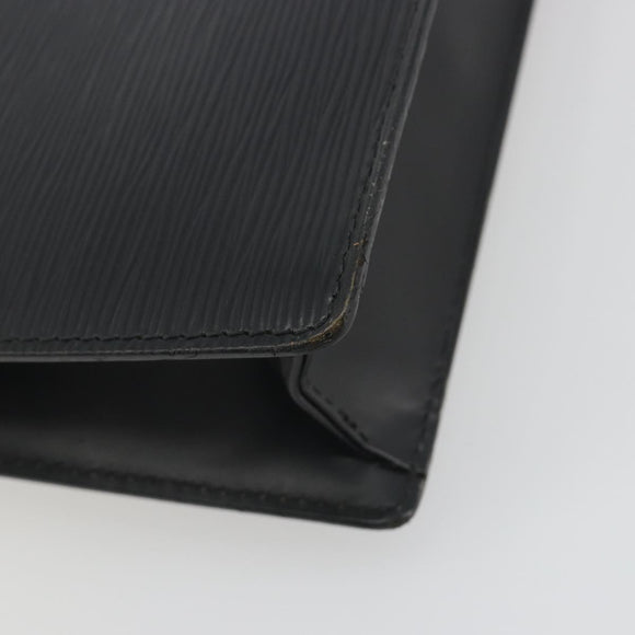 LOUIS VUITTON Epi Serie Dragonne Clutch Bag Black Noir M52612 LV Auth ep15521