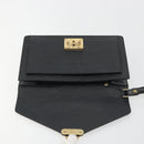 LOUIS VUITTON Epi Serie Dragonne Clutch Bag Black Noir M52612 LV Auth ep15521-9
