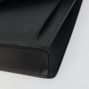 LOUIS VUITTON Epi Serie Dragonne Clutch Bag Black Noir M52612 LV Auth ep15521-7