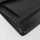 LOUIS VUITTON Epi Serie Dragonne Clutch Bag Black Noir M52612 LV Auth ep15521-14