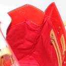 LOUIS VUITTON Monogram Vernis Reade MM Hand Bag Red Rouge M91086 LV Auth ep15522-20