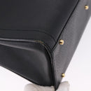 GUCCI Bamboo Tote Bag Leather Black Gold 002 2853 0260 Auth ep15525-16