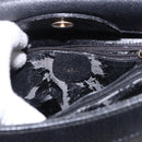 GUCCI Bamboo Tote Bag Leather Black Gold 002 2853 0260 Auth ep15525-9