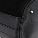 GUCCI Bamboo Purse Shoulder Bag Suede 2way Black Gold 001 2865 1657 Auth ep15527-15