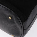 GUCCI Bamboo Purse Shoulder Bag Suede 2way Black Gold 001 2865 1657 Auth ep15527-10