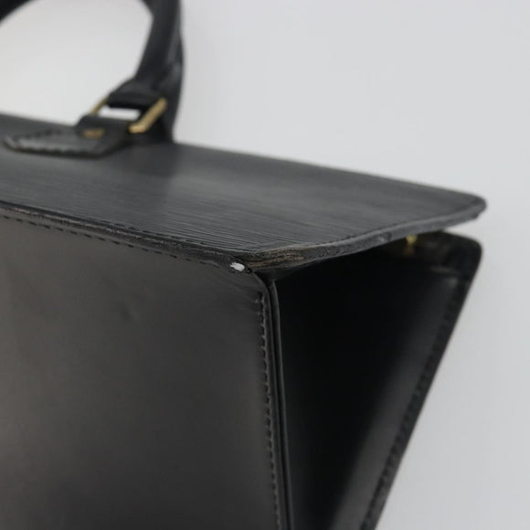 LOUIS VUITTON Epi Sac tri-angle Hand Bag Black M52092 LV Auth ep15528