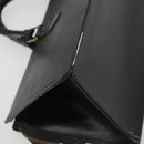 LOUIS VUITTON Epi Sac tri-angle Hand Bag Black M52092 LV Auth ep15528-18