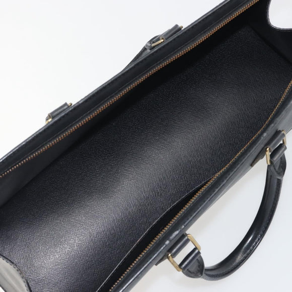 LOUIS VUITTON Epi Sac tri-angle Hand Bag Black M52092 LV Auth ep15528