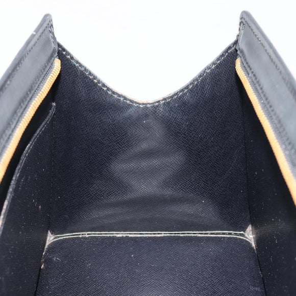 LOUIS VUITTON Epi Sac tri-angle Hand Bag Black M52092 LV Auth ep15528