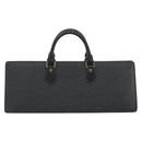 LOUIS VUITTON Epi Sac tri-angle Hand Bag Black M52092 LV Auth ep15528-13