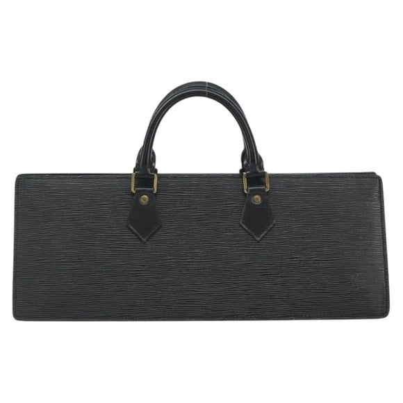 LOUIS VUITTON Epi Sac tri-angle Hand Bag Black M52092 LV Auth ep15528