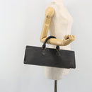 LOUIS VUITTON Epi Sac tri-angle Hand Bag Black M52092 LV Auth ep15528-22