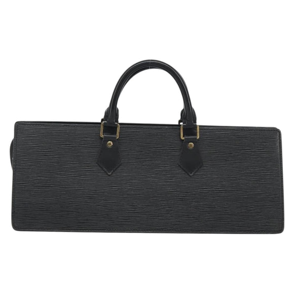 LOUIS VUITTON Epi Sac tri-angle Hand Bag Black M52092 LV Auth ep15528