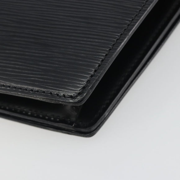 LOUIS VUITTON Epi Trapeze Clutch Bag Black M80165 LV Auth ep15536A