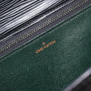 LOUIS VUITTON Epi Trapeze Clutch Bag Black M80165 LV Auth ep15536A-17