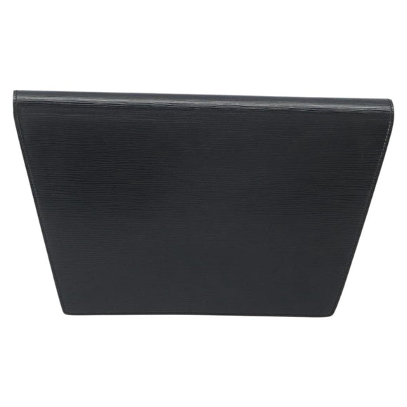 LOUIS VUITTON Epi Trapeze Clutch Bag Black M80165 LV Auth ep15536A