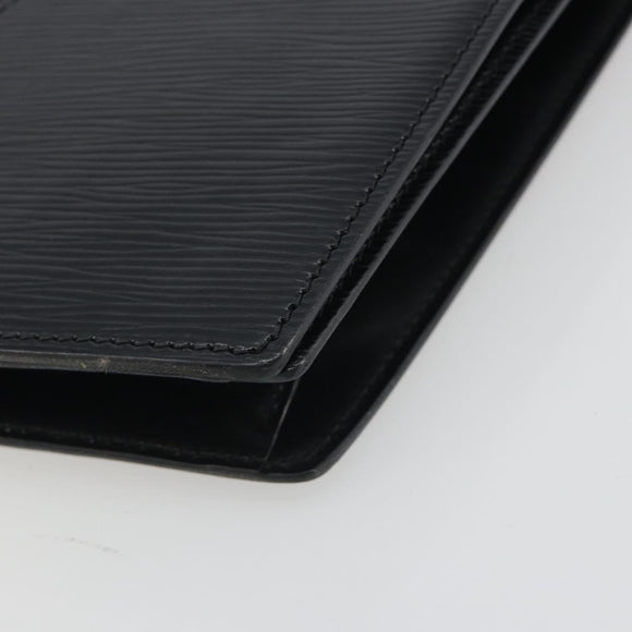 LOUIS VUITTON Epi Trapeze Clutch Bag Black M80165 LV Auth ep15536A
