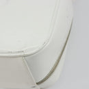 GUCCI Vanity Hand Bag Patent leather 2way White Silver 000 270 0323 Auth ep15543-18