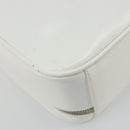 GUCCI Vanity Hand Bag Patent leather 2way White Silver 000 270 0323 Auth ep15543-19