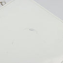 GUCCI Vanity Hand Bag Patent leather 2way White Silver 000 270 0323 Auth ep15543-10