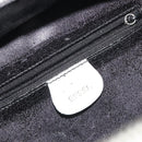 GUCCI Vanity Hand Bag Patent leather 2way White Silver 000 270 0323 Auth ep15543-21