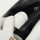 GUCCI Vanity Hand Bag Patent leather 2way White Silver 000 270 0323 Auth ep15543-12