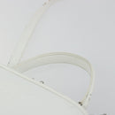 GUCCI Vanity Hand Bag Patent leather 2way White Silver 000 270 0323 Auth ep15543-14