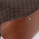 CELINE Macadam Canvas Backpack PVC Leather Brown Gold Auth ep15544A-15