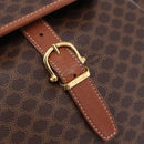 CELINE Macadam Canvas Backpack PVC Leather Brown Gold Auth ep15544A-20