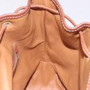 CELINE Macadam Canvas Backpack PVC Leather Brown Gold Auth ep15544A-24