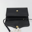 Christian Dior Shoulder Bag Leather Black Gold Auth ep15545A-10