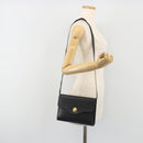 Christian Dior Shoulder Bag Leather Black Gold Auth ep15545A-22