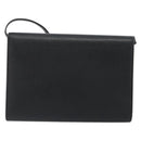 Christian Dior Shoulder Bag Leather Black Gold Auth ep15545A-2
