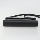 Christian Dior Shoulder Bag Leather Black Gold Auth ep15545A-5