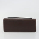 Burberrys Hand Bag Leather Brown Gold Auth ep15549A-5