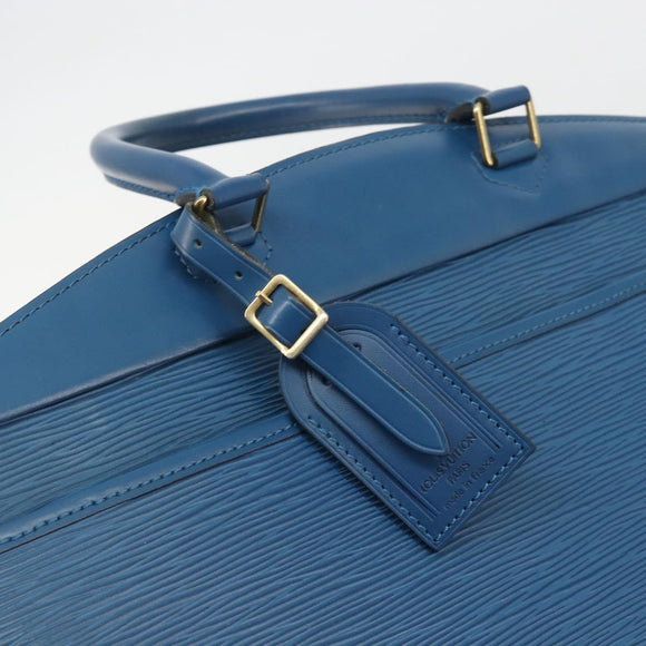 LOUIS VUITTON Epi Riviera Hand Bag Blue M48185 LV Auth ep15551