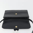 GUCCI Shoulder Bag Leather Black Gold 004 109 0253 Auth ep15553-15