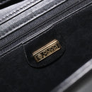GUCCI Shoulder Bag Leather Black Gold 004 109 0253 Auth ep15553-16