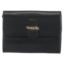 GUCCI Shoulder Bag Leather Black Gold 004 109 0253 Auth ep15553-2
