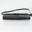 GUCCI Shoulder Bag Leather Black Gold 004 109 0253 Auth ep15553-9