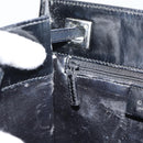 GUCCI GG Canvas Shoulder Bag Nylon Black Silver Auth ep15554-20