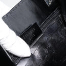 GUCCI GG Canvas Shoulder Bag Nylon Black Silver Auth ep15554-21