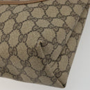GUCCI GG Supreme Web Sherry Line Tote Bag PVC Beige 89 02 003 Auth ep15556-8