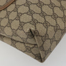 GUCCI GG Supreme Web Sherry Line Tote Bag PVC Beige 89 02 003 Auth ep15556-15