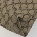 GUCCI GG Supreme Web Sherry Line Tote Bag PVC Beige 89 02 003 Auth ep15556-16