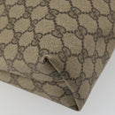 GUCCI GG Supreme Web Sherry Line Tote Bag PVC Beige 89 02 003 Auth ep15556-17
