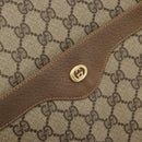GUCCI GG Supreme Web Sherry Line Tote Bag PVC Beige 89 02 003 Auth ep15556-18