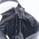 BURBERRY Shoulder Bag Leather Silver Black Auth ep15563-19