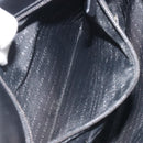 BURBERRY Shoulder Bag Leather Silver Black Auth ep15563-22